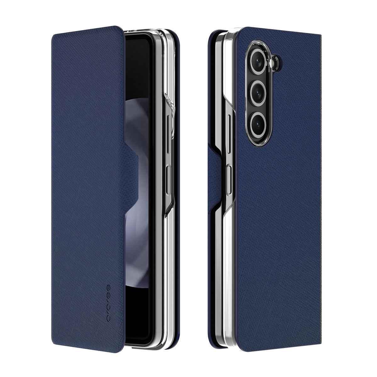 Araree Z Fold 5 Bonnet Diary Flip Case - Ash Blue Araree Z Fold 5 Bonnet Diary Flip Case - Ash Blue